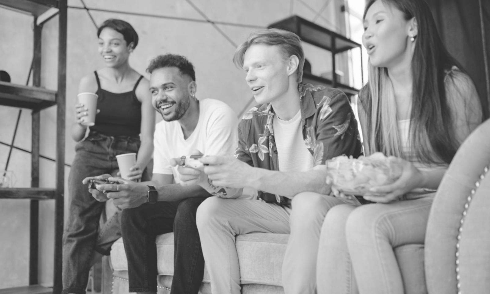 Instructor analyzing gameplay footage with student during review session